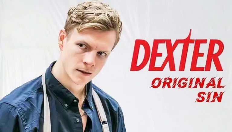 Горизонтальный постер первого сезона сериала Декстер Первородный грех